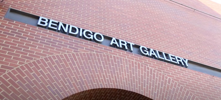 Bendigo Art Gallery sign